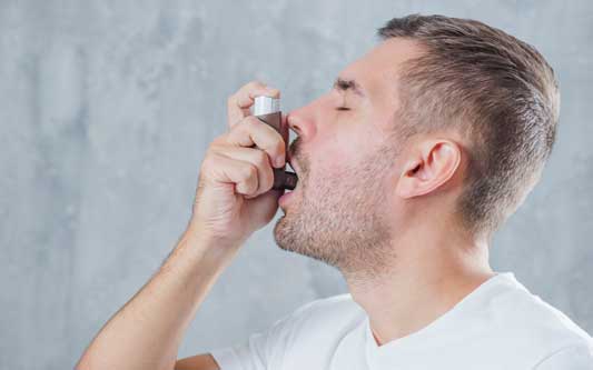 Magnétisme pour et contre l'asthme .